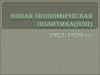 Новая экономическая политика НЭП 1921 — 1929 гг