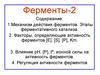 Механизм действия ферментов. Этапы ферментативного катализа