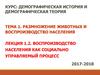Воспроизводство населения, как социально-управляемый процесс. Демографическое равновесие