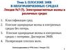 Лекция №7 (7). Электромагнитные волны в различных средах