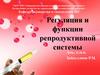 Регуляция и функции репродуктивной системы