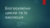 Біогеохімічні цикли та їх еволюція