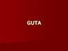 Principalele carecteristici ale gutei sunt următoarele