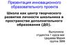 Школа как центр творческого развития личности школьника в пространстве дополнительного образования (ДО)