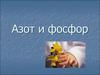 Азот и фосфор