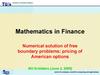 Mathematics in Finance