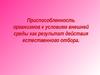 Приспособленность организмов к условиям внешней среды