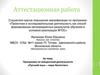 Аттестационная работа. Программа по внеурочной деятельности «Русский язык – наше богатство»