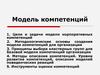 Модель компетенций
