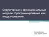 Структурные и функциональные модели. Программирование, как моделирование