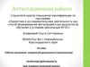Аттестационная работа. Рабочая программа внеурочной деятельности