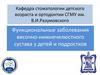 Функциональные заболевания височно-нижнечелюстного сустава у детей и подростков
