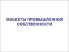 Объекты промышленной собственности