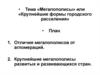 «Мегалополисы» или «Крупнейшие формы городского расселения»