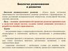 Размножение и развитие организмов