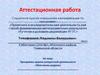 Аттестационная работа. Программа кружка внеурочной деятельности «Моя малая родина»