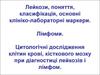 Лейкози та лімфоми. Поняття, класифікація, основні клініко-лабораторні маркери