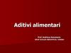 Aditivi alimentari