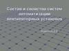 Состав и свойства систем автоматизации вентиляторных установок