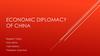 Economic diplomacy of china