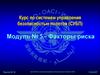 Курс по системам управления безопасностью полетов. Модуль № 5 – Факторы риска