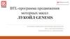 BTL-программа продвижения моторных масел ЛУКОЙЛ GENESIS
