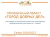 Молодежный проект «город добрых дел»