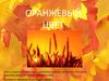 Оранжевый цвет. Характер цвета, его получение (смешение)