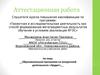 Аттестационная работа. Образовательная программа по внеурочной деятельности «Эрудит»