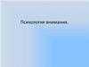 Внимание. Свойства и функции внимания