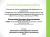 Аттестационная работа. Организация исследовательской и проектной деятельности на уроках ПРАВО и во внеурочное время