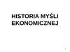 Historia myśli ekonomicznej