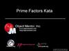 Prime factors kata. Generating prime factors