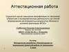 Аттестационная работа. Методическая разработка «Рекомендации по выполнению проектной работы по технологии» 5 класс