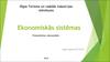 Ekonomiskās sistēmas