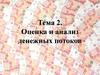 Оценка и анализ денежных потоков