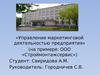 Управление маркетинговой деятельностью предприятия