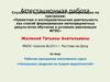 Аттестационная работа. Рабочая программа элективного курса «Начальные сведения из теории вероятностей»