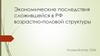 Экономические последствия сложившейся в РФ возрастно-половой структуры