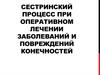 Сестринский процесс при оперативном лечении заболеваний и повреждений конечностей