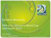 Editorial Workshop FIFA U-17 Women’s World Cup Azerbaijan 2012