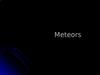 Meteors