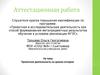 Аттестационная работа. Проектная деятельность на уроках истории