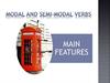 Modal and semi-modal verbs
