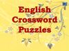 English Crossword Puzzles