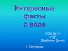 Интересные факты о воде