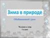 Зима в природе