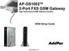 AP-GS1002 WEB. Setup Guide Eng