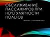 Обслуживание пассажиров при нерегулярности полетов
