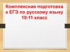 Комплексная подготовка к ЕГЭ по русскому языку 10-11 класс